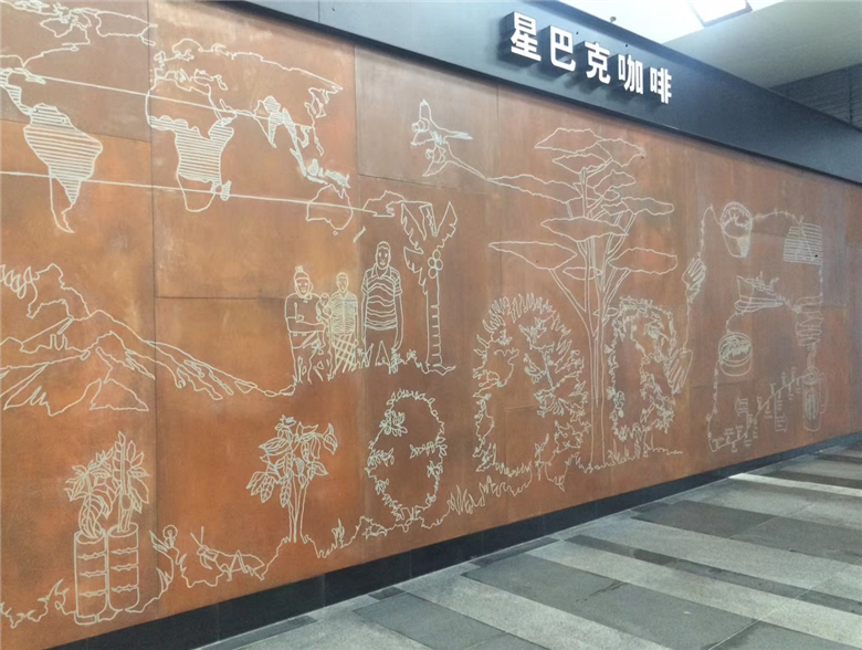 运河耐候钢幕墙